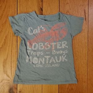 Crewcuts by J. Crew distressed tee Girls size 6-7